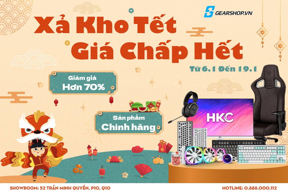 Xả Kho Tết Giá Chấp Hết Gearshop